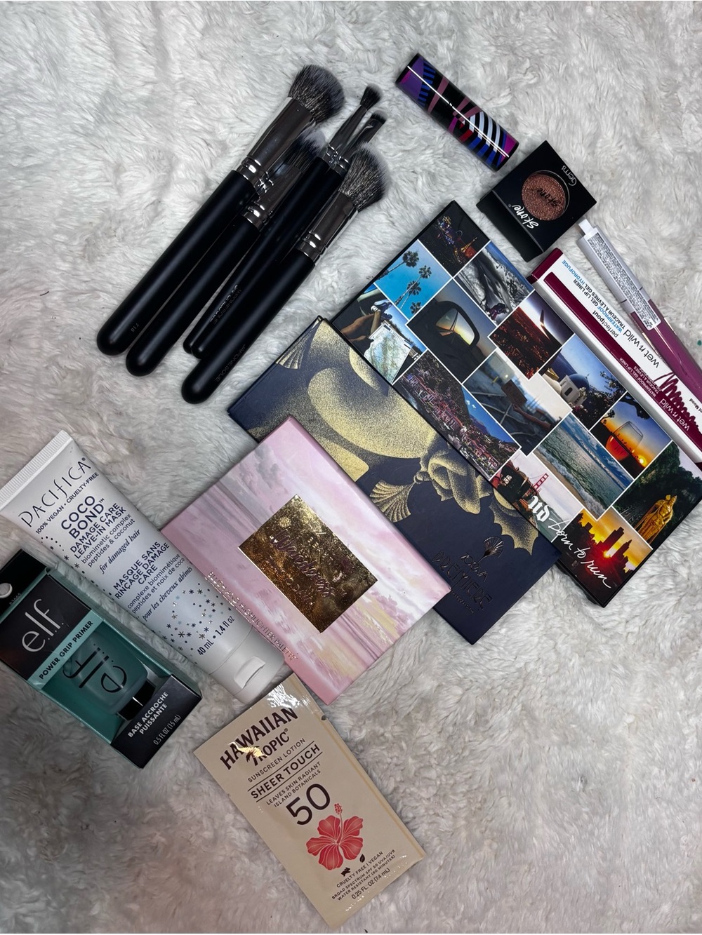 Urban Decay Born To Run Beauty Makeup Bundle Japonesque e.l.f. Pacifica